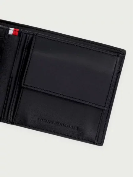 Tommy Hilfiger Portfel Th Business Saffiano Cc And Coin czarny