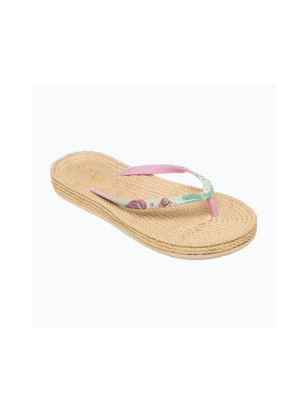 В'єтнамки ROXY South Beach III green/pink зелені