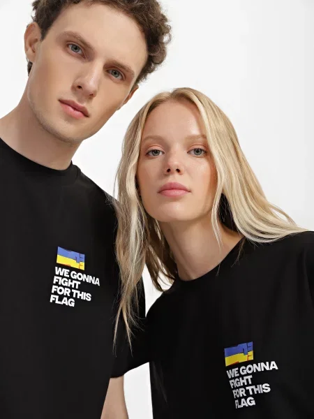 INTERTOP Футболка Унісекс Без підкладки чорний