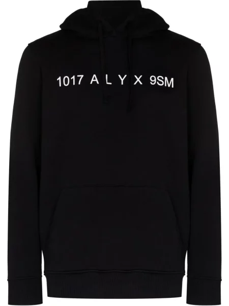 Суичър с качулка 1017 Alyx 9sm с принт черно