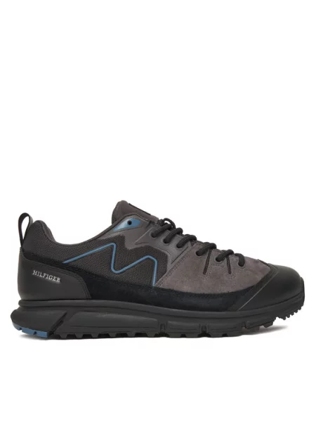Superge Tommy Hilfiger Outdoor Sneaker Tech Suede Wpm siva