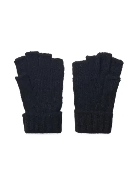 Rękawiczki Comme Des Garcons wełniane czarne