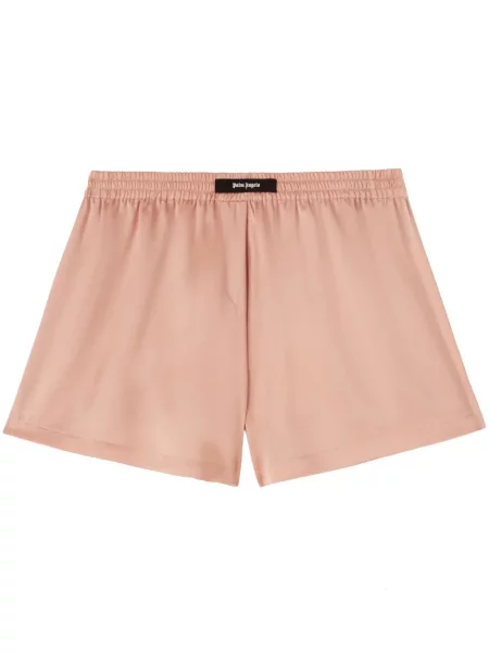 Pantaloni scurți Palm Angels cu aplicații roz