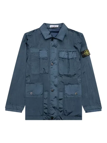 Geacă Stone Island cu strasuri albastru