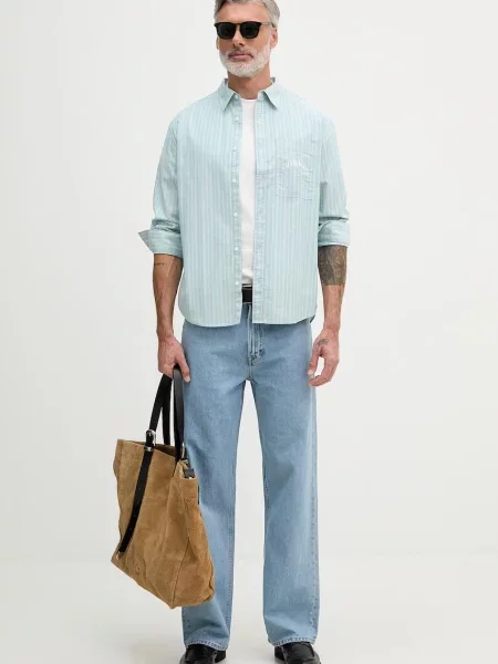 Calvin Klein Jeans rifle relaxed fit pánske modrá
