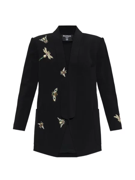 Sacou Balmain cu rever negru