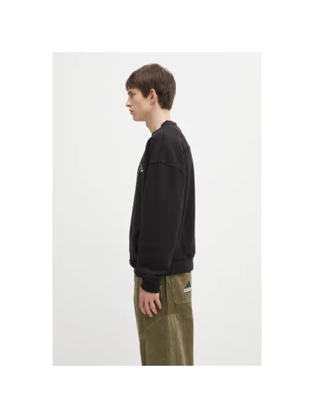 RHUDE bluza Classique z aplikacją czarny