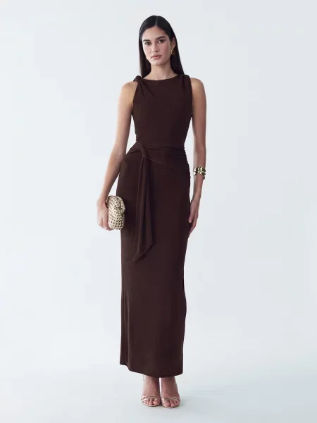BWLDR Rochie de seară Arnah' maro