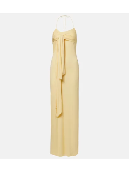Rochie maxi Loewe din jerseu galben