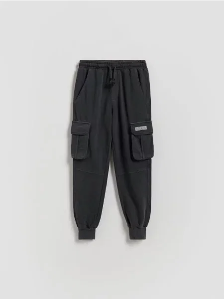 Брюки карго Reserved серые