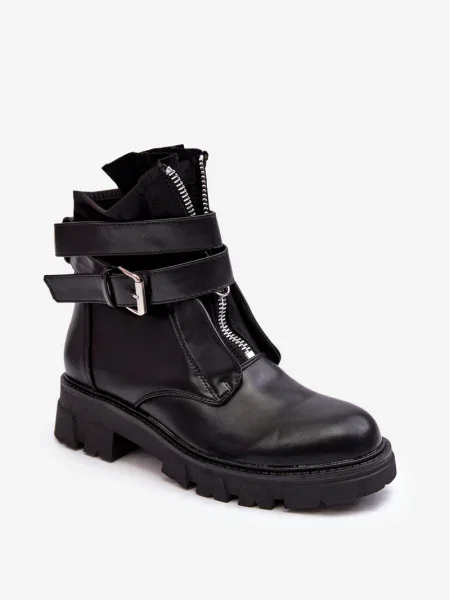 Kotníkové boty Ps1 černé