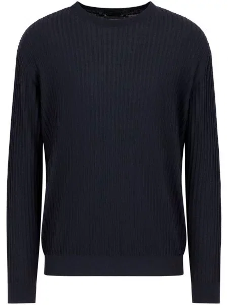 Pulover Emporio Armani albastru