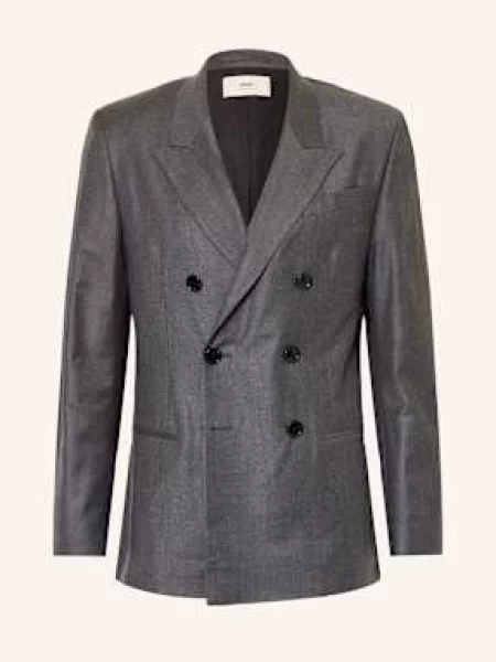 Ami Paris Marynarka Garniturowa Regular Fit grau
