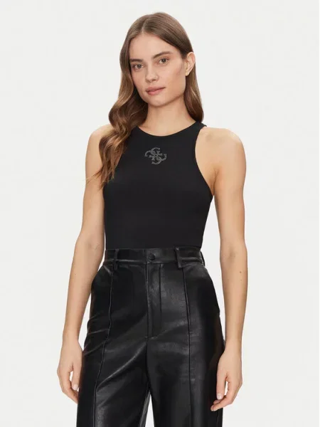 Μπλούζα Guess μαύρο