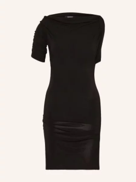 Jacquemus Sukienka Koktajlowa La Mini Robe Drapeado schwarz czarna