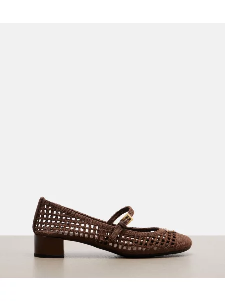 Pantofi cu toc Prada maro