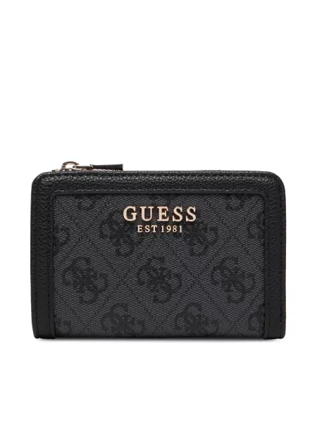 Guess Novčanik Lindsey Slg Tamno siva crna