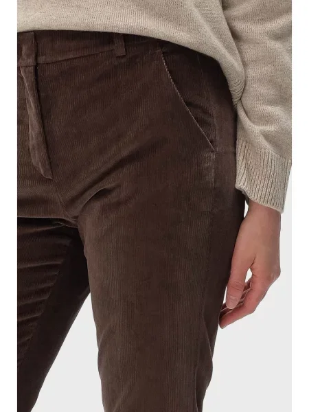 Брюки Weekend Max Mara коричневые