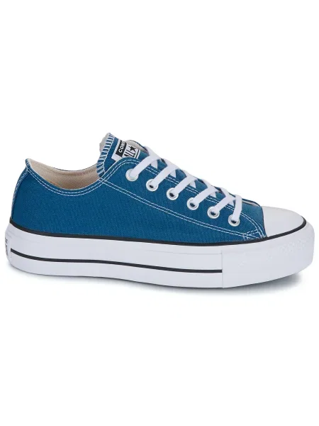 Platform talpú félcipő Converse kék