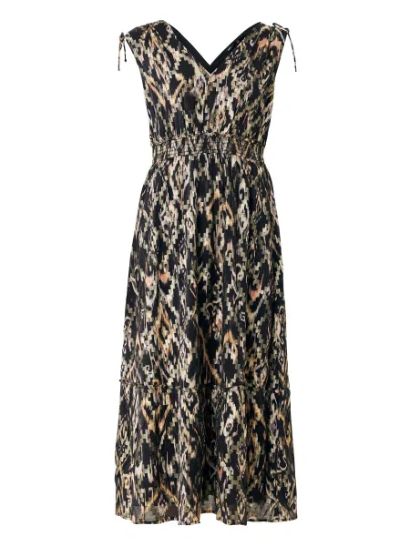 MEXX Rochie oliv / lila / portocaliu piersică negru