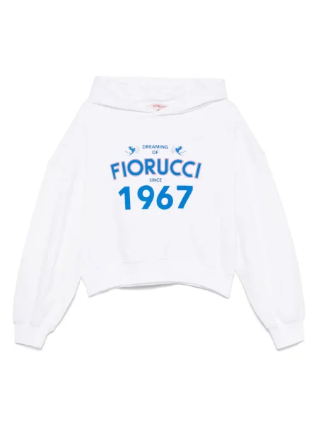 Bluza z kapturem Fiorucci biała