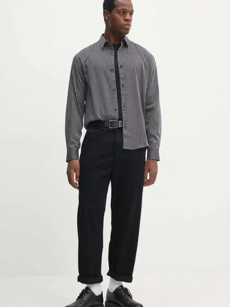 Tricou cu mânecă lungă Tommy Hilfiger negru