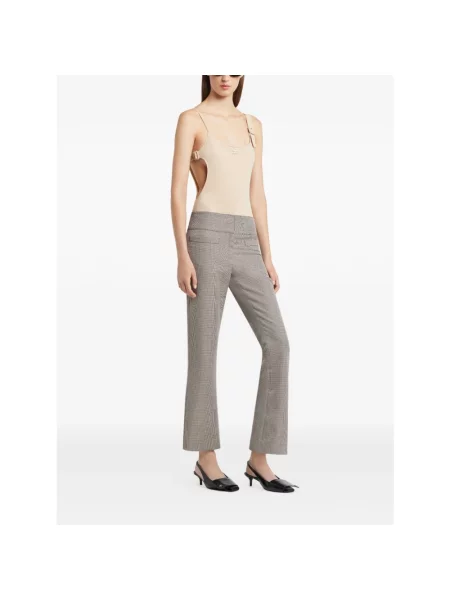 Strój kąpielowy Courreges na sprzączkę beżowy