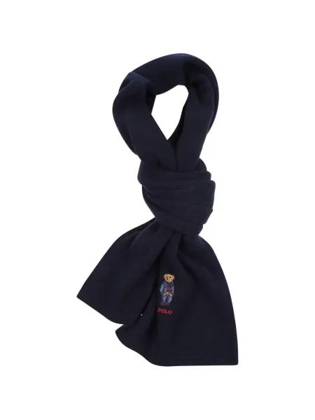Fular Polo Ralph Lauren cu autograf gri