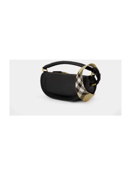 Torebka Burberry skórzana czarna