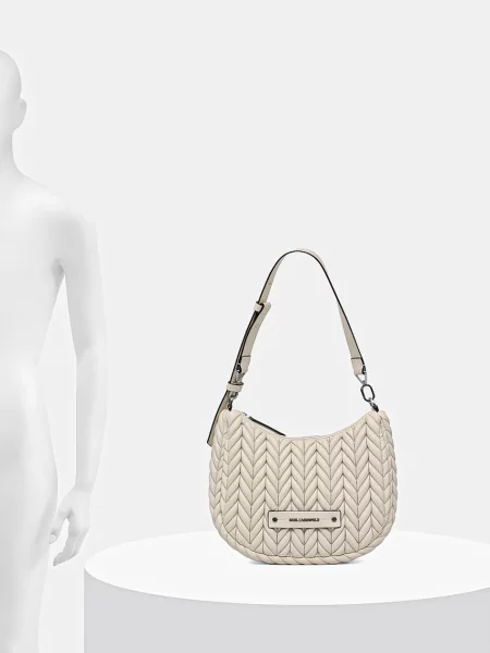 Сумочка Karl Lagerfeld K/WEAVE бежевий