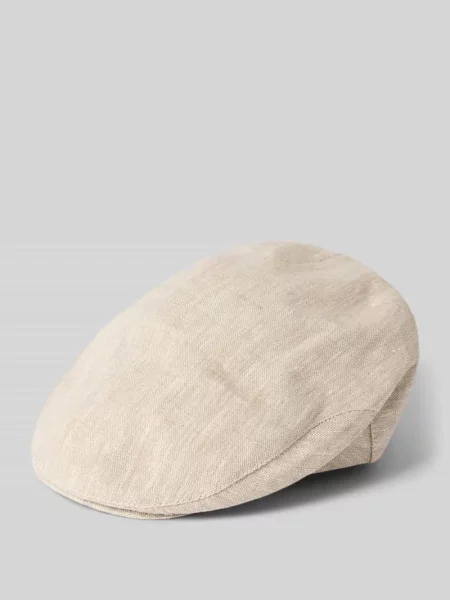 Kaszkiet z lnu model ‘GATSBY’ Müller Headwear beżowa