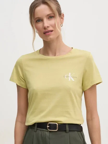 Calvin Klein Jeans kratka majica rumena