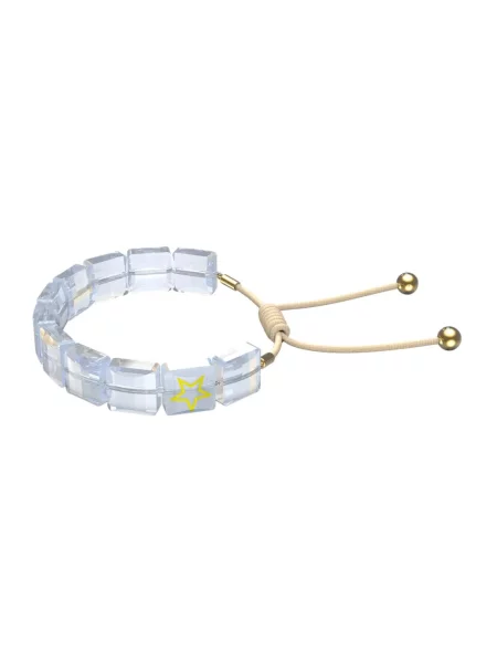 Bransoletka Swarovski biała