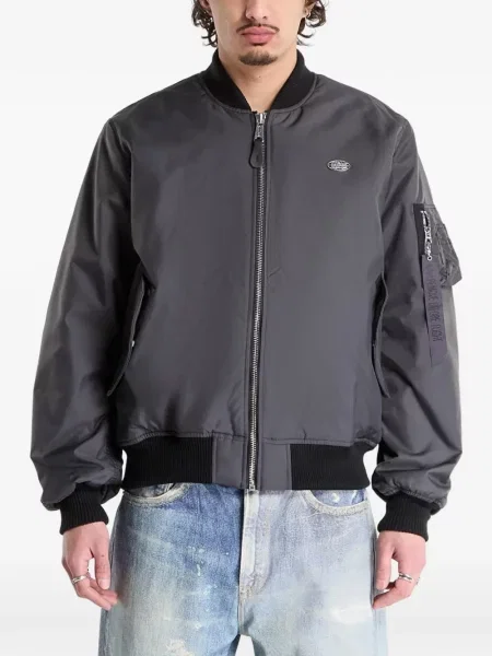 Geacă bomber Alpha Industries cu autograf gri