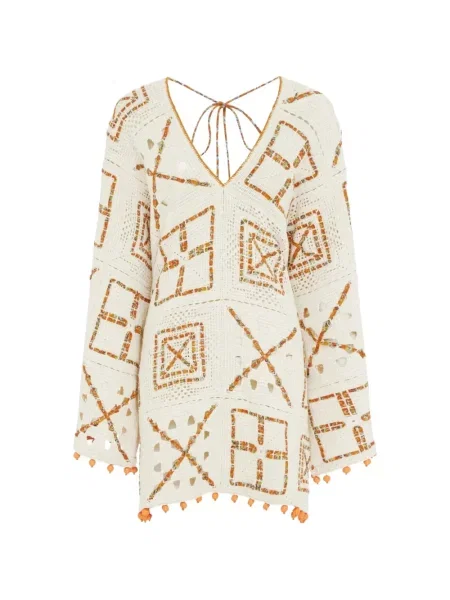 Rochie mini Alemais cu pompoane