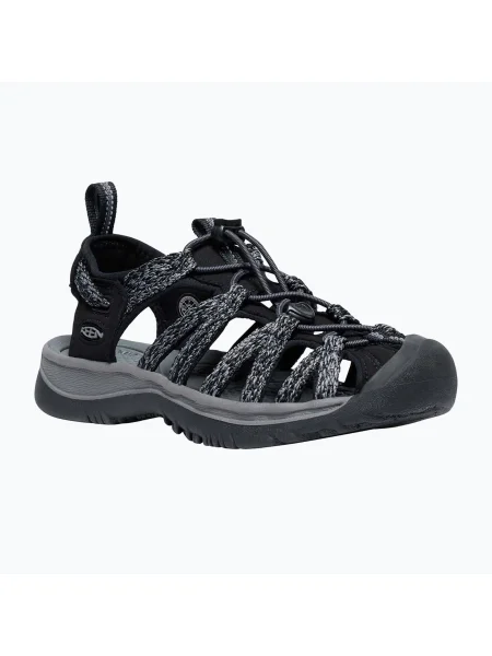 Дамски сандали KEEN Whisper black/ steel grey черно