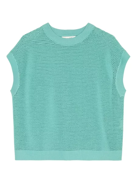 Top Marc O'polo tricotate scurt albastru