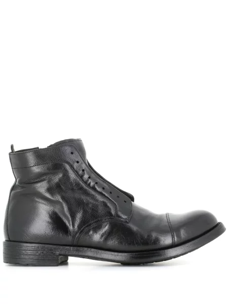 Botine Officine Creative din piele negru