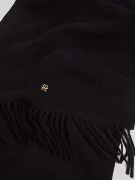Tommy Hilfiger szalik wełniany czarna