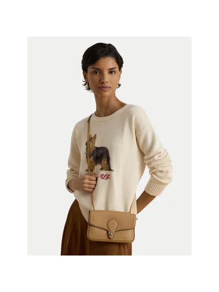 Lauren Ralph Lauren Geantă de umăr BRADLEY cămilă maro
