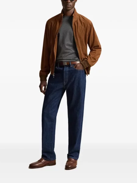 Șosete Polo Ralph Lauren cu model herringbone cu broderie plasă albastru