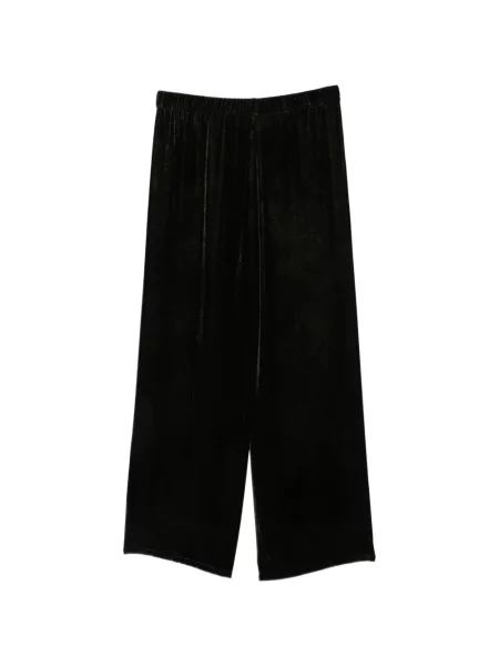 Pantaloni Avant Toi de catifea verde