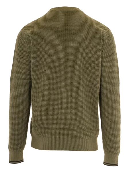 Pulover Fred Perry cu autograf verde