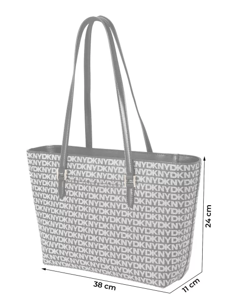 Ročna torba DKNY bela