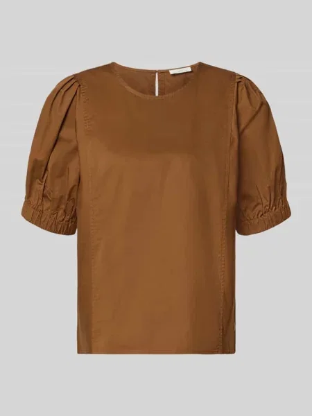 Bluzka o kroju regular fit z bufiastymi rękawami model SOLID' Fynch-hatton