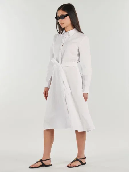 Košeľové šaty Lauren Ralph Lauren biela
