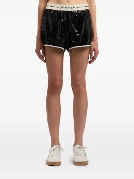 Pantaloni scurți Palm Angels negru