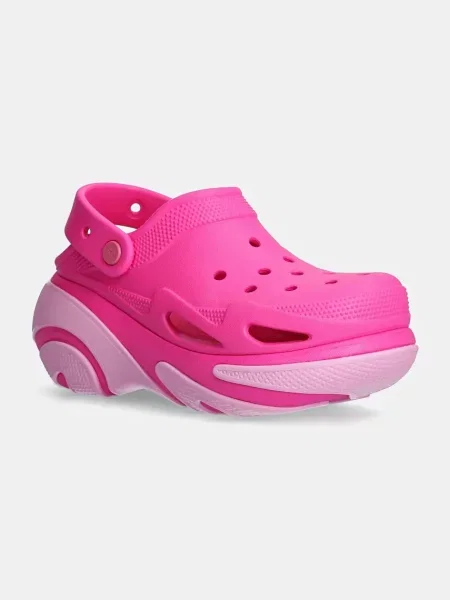 Natikači Crocs Bubble Crush Clog roza