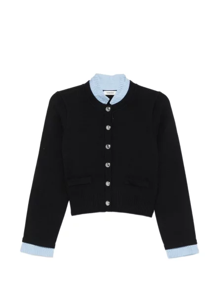 Gulerat cardigan Sandro albastru