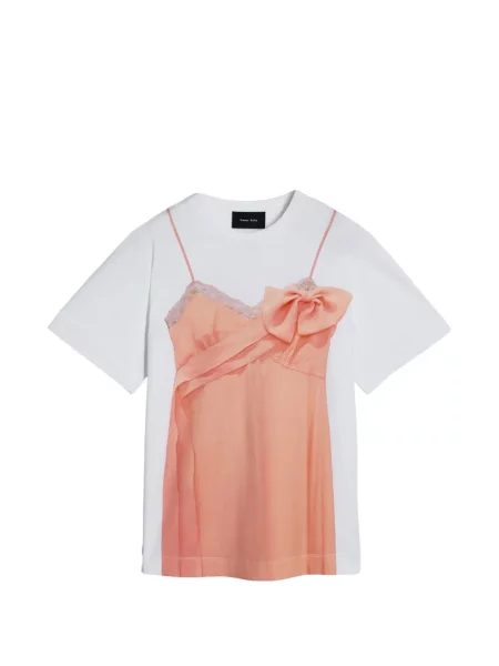 Tricou Simone Rocha cu imagine alb
